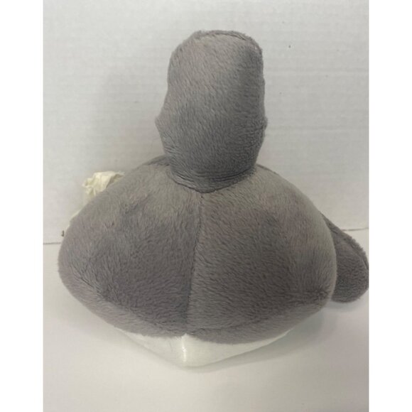 Totoro Plush Toy With Rice Bag Window Cling Gray & White 7-Inch - Picture 6 of 6